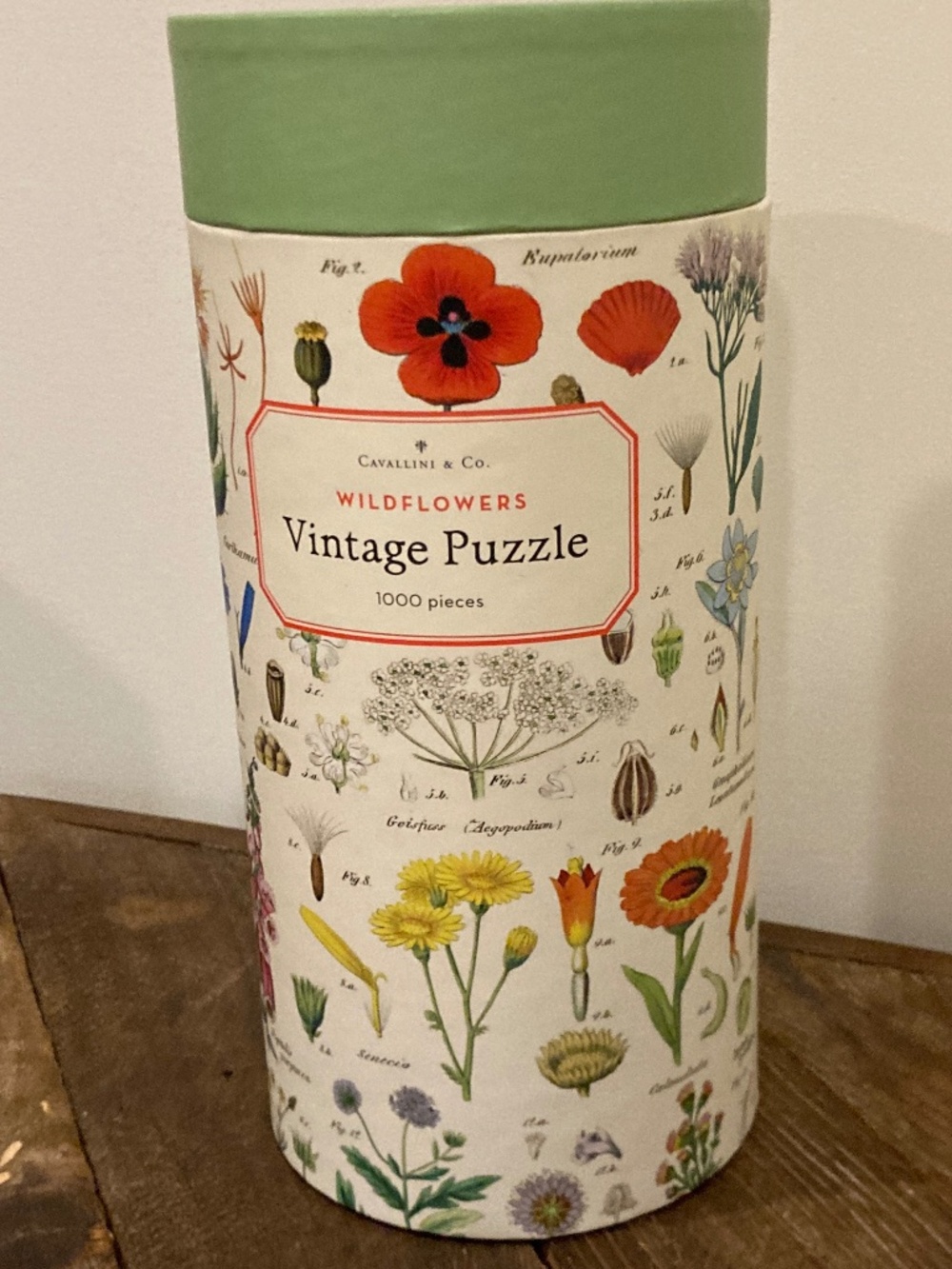 Cavallini Wildflowers 1000 pc. Puzzle
